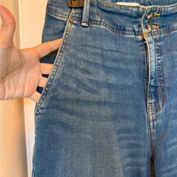 The Eventide High-Rise Wide-Leg Trouser Jean by Pilcro - Anthropology *NWOT - Picture 11 of 12